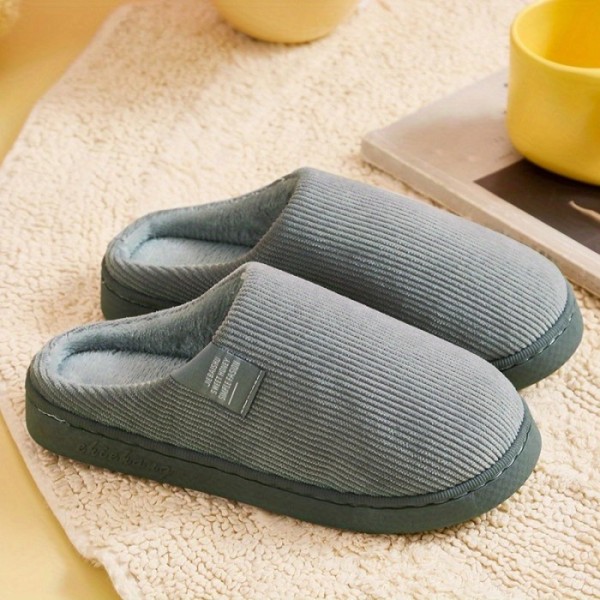 Cozy Women's Plush Anti-Slip Home Slippers with Thick Bottom